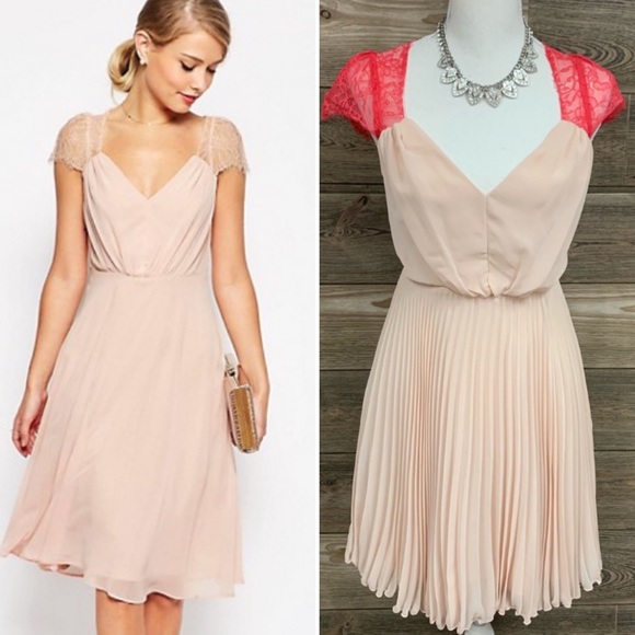 asos kate lace midi dress